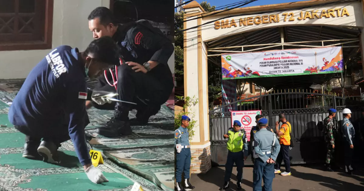 印尼雅加達高中內清真寺爆炸至少55傷