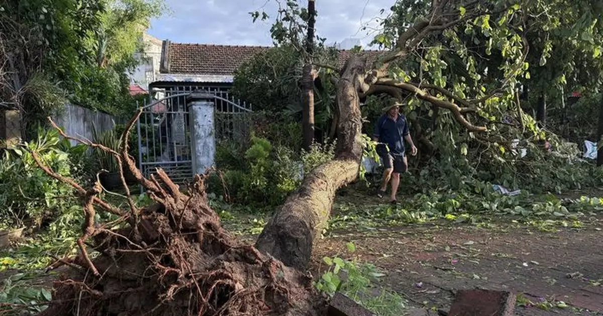 強颱風海鷗登陸越南中部 至少一人死亡