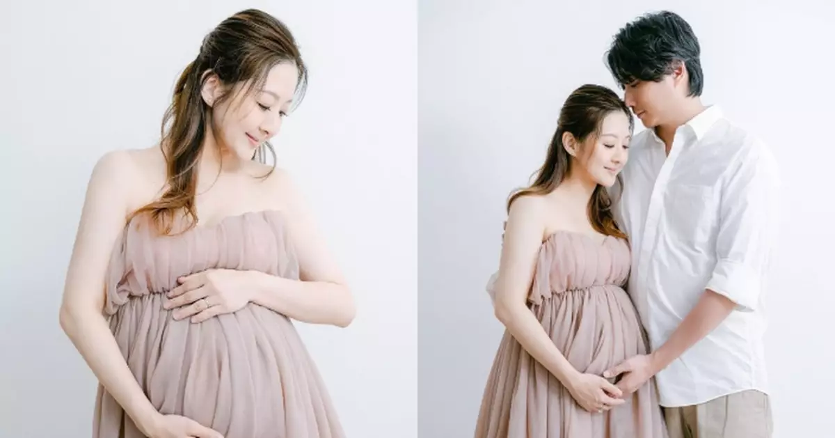 戴夢夢懷孕9個月卸貨在即 晒與老公溫馨合照賀結婚4周年