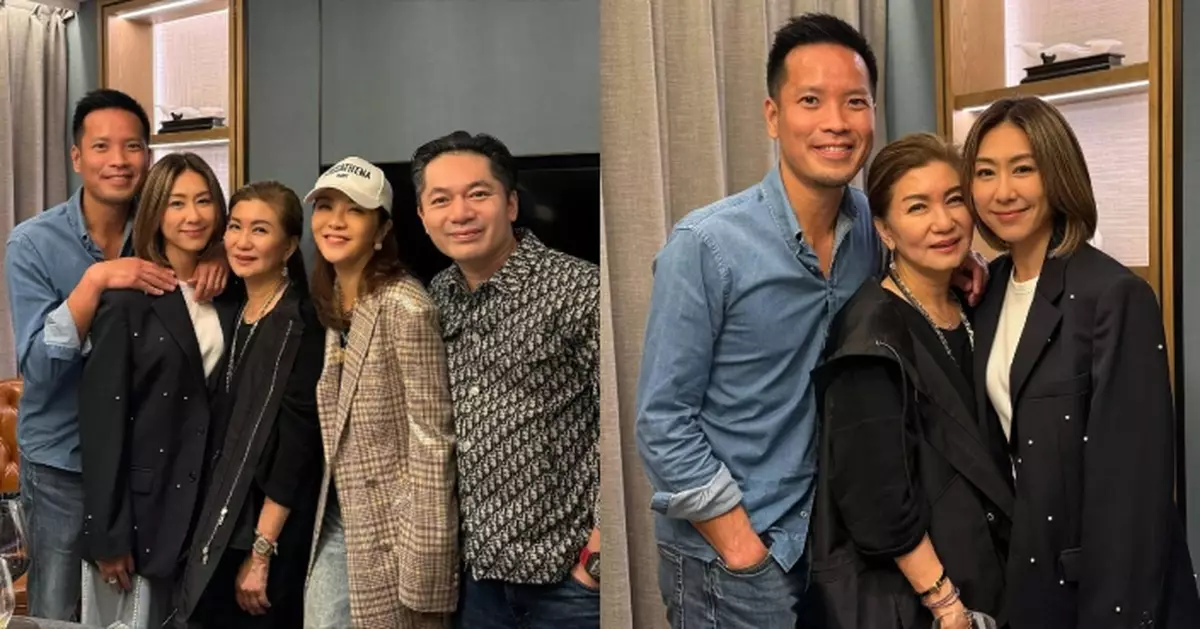 胡定欣帶老公連環與圈中人聚會 樂易玲大讚：天造地設的一對！