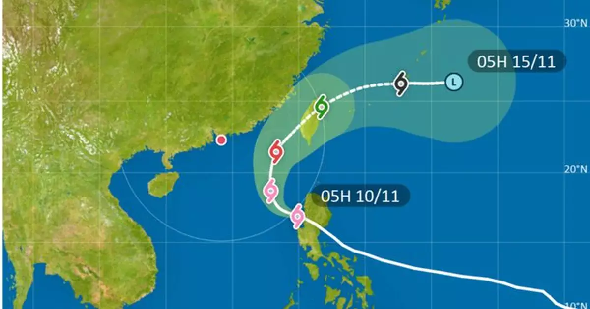 1號信號料周二中午前維持　鳳凰稍後至晚間最接近本港