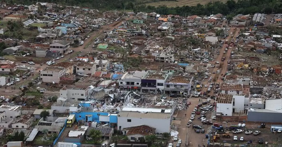 巴西受龍捲風吹襲釀至少6死 當局調派救護車及直升機往災區救援