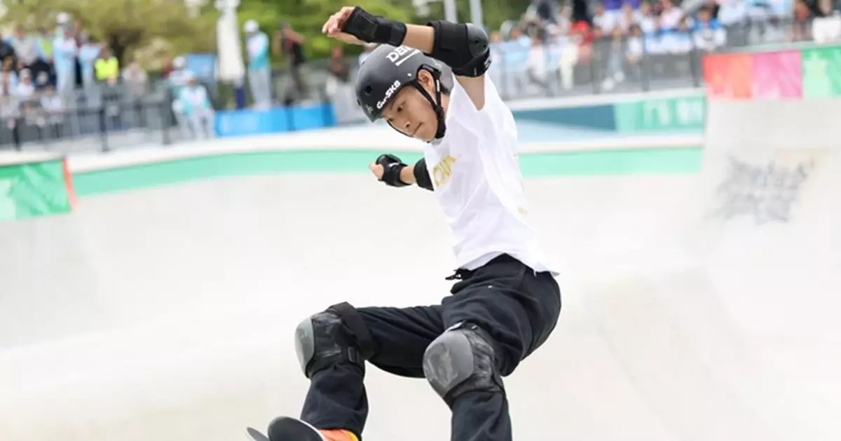 全運會│滑板碗池廣東代表包辦男女子組金牌