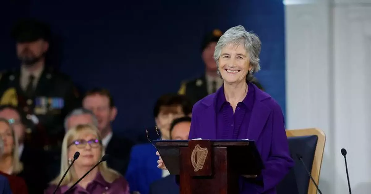 愛爾蘭當選總統康諾利正式宣誓就職