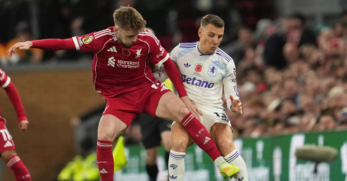 英超利物浦挫維拉結束頽勢　阿仙奴擊敗般尼續排榜首