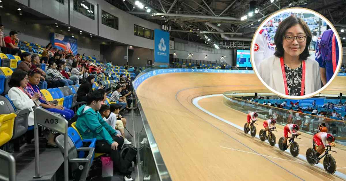全運會｜甯漢豪到單車館觀賽 指選手展現堅毅鬥志令人讚嘆
