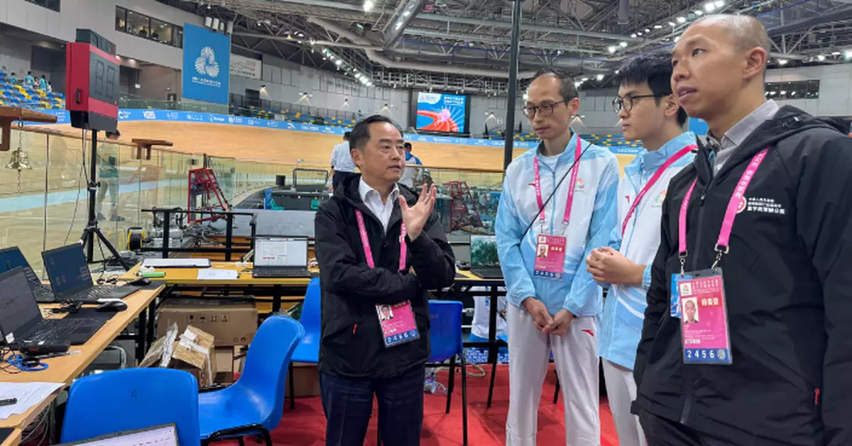 全運會｜數字政策專員黃志光視察場館資訊系統 確保賽事順利進行