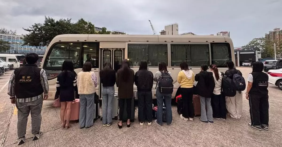 警方元朗打擊賣淫活動 拘26名內地女子涉違反逗留條件
