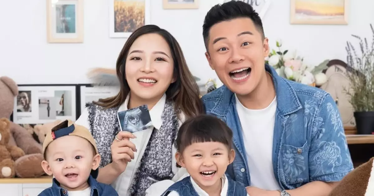關曜儁孖太太貼家庭照宣布再做父母 全家迎接關家第五位成員