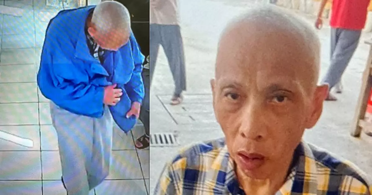 67歲男繆振雄11.14離開河上鄉院舍後失蹤 警籲市民提供消息