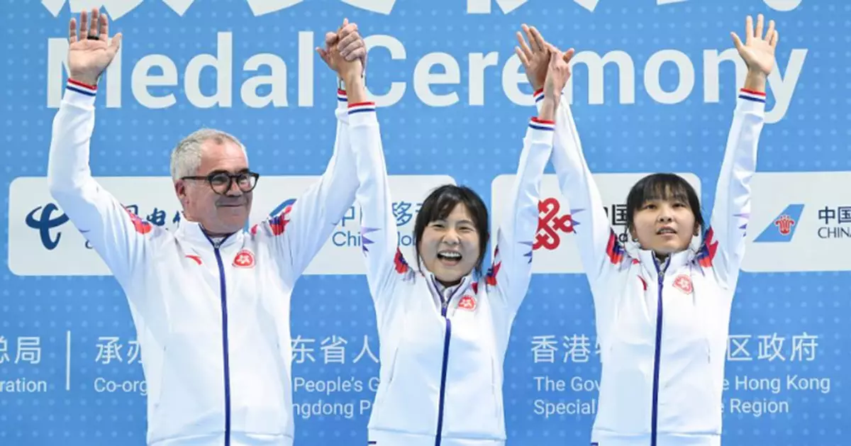 全運會｜場地單車麥迪遜賽 港隊李思穎梁穎儀主場奪金