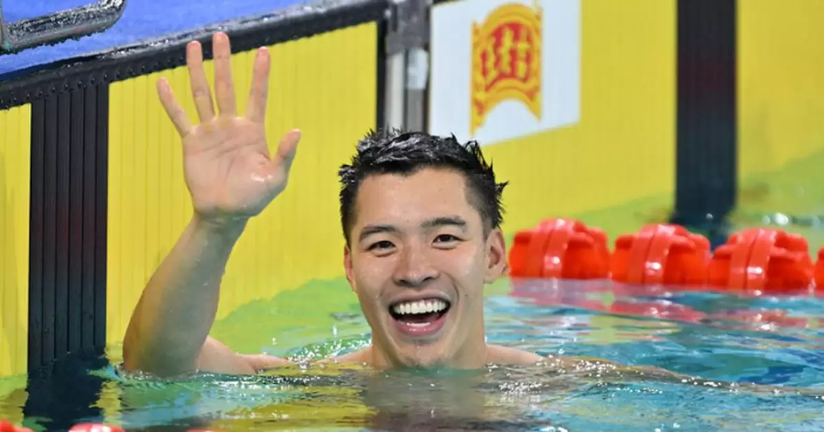 全運會｜港將何甄陶男子50米自由泳 擊敗潘展樂陳昊奪金