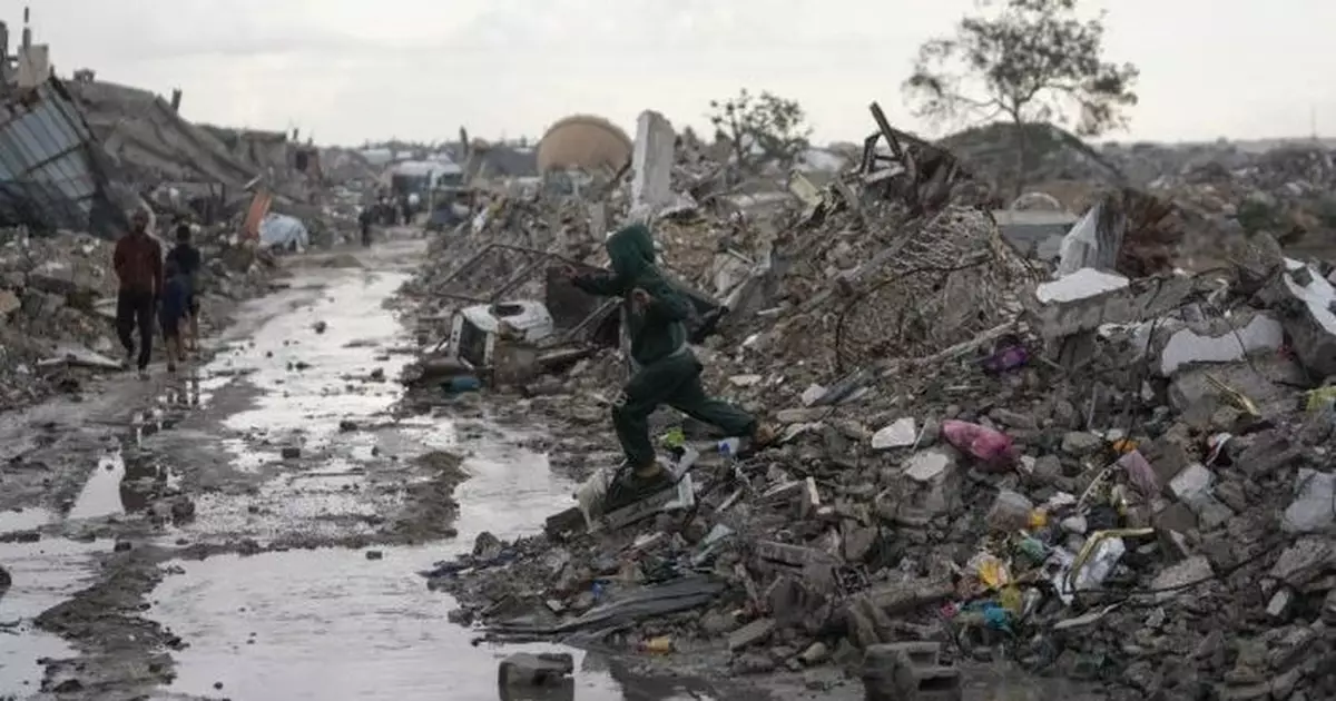 加沙遭遇暴雨帳篷營地被淹浸 聯合國指民眾需更多避難物資