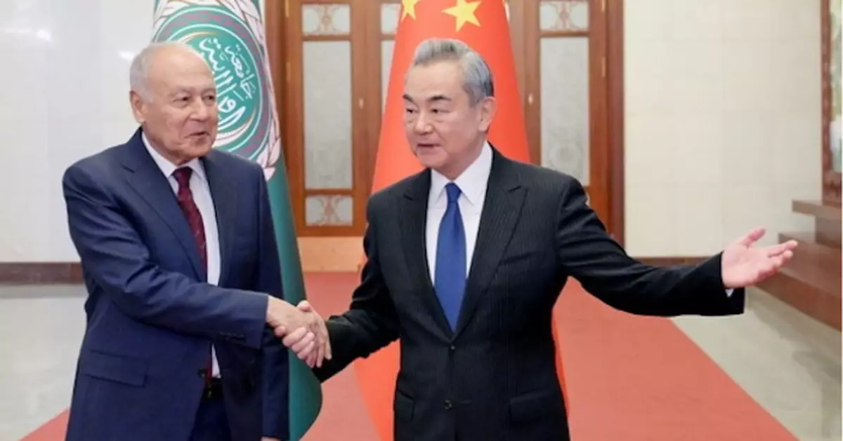 王毅晤阿盟秘書長蓋特 願增進戰略互信 構建更高水平命運共同體