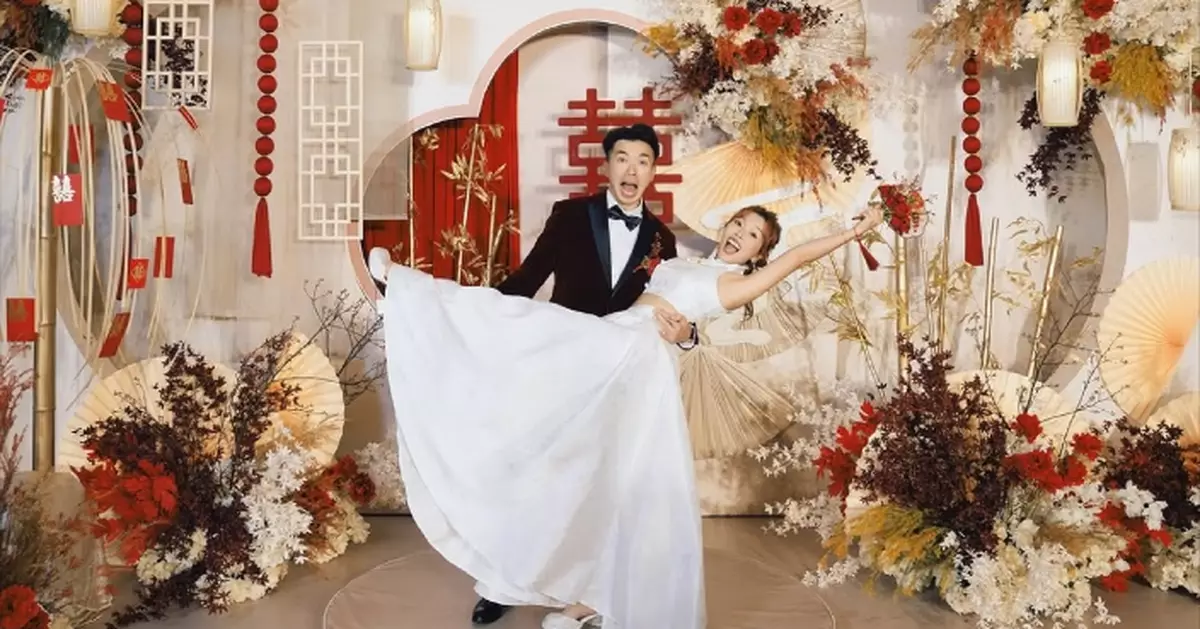 超酸低調舉行中式婚禮 陳昭煊抗拒誇張妝容：認得返自己個樣先