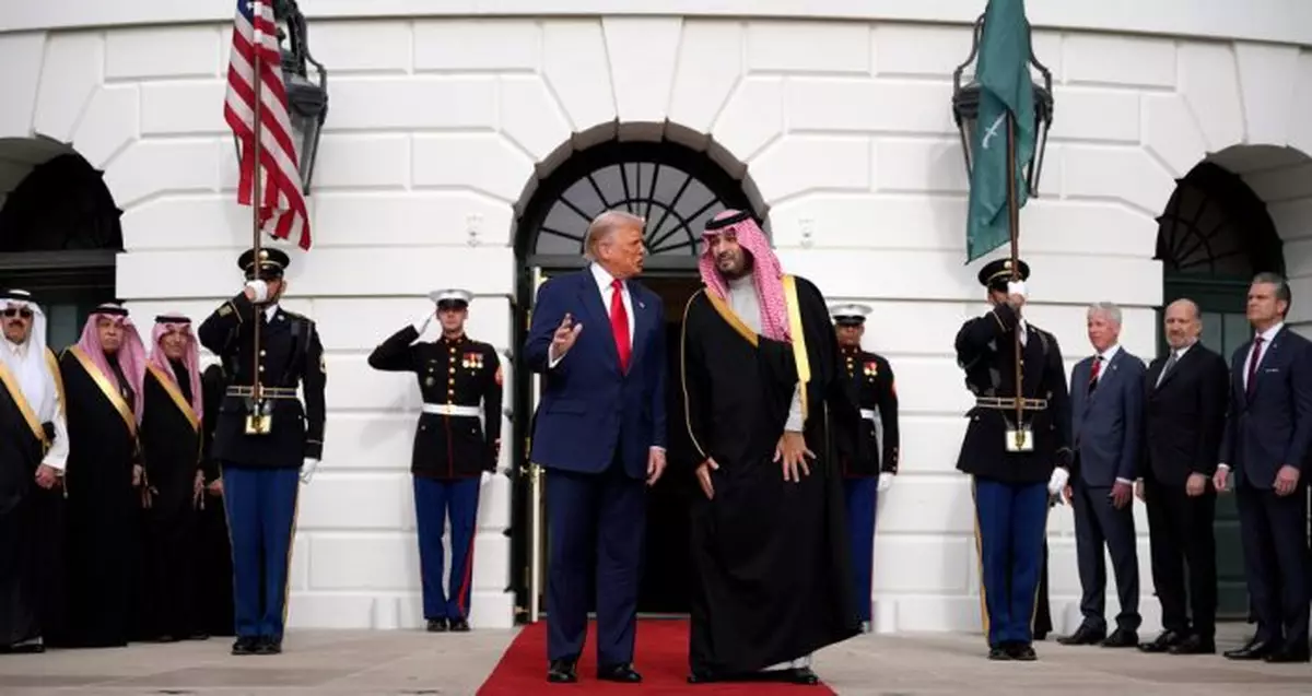 特朗普白宮晤沙特王儲薩勒曼 討論安全關係及民用核能合作等