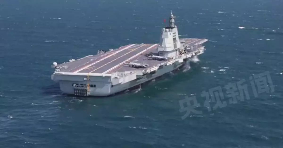 福建艦開始實戰化訓練 多種關鍵武器首次公開現身編隊