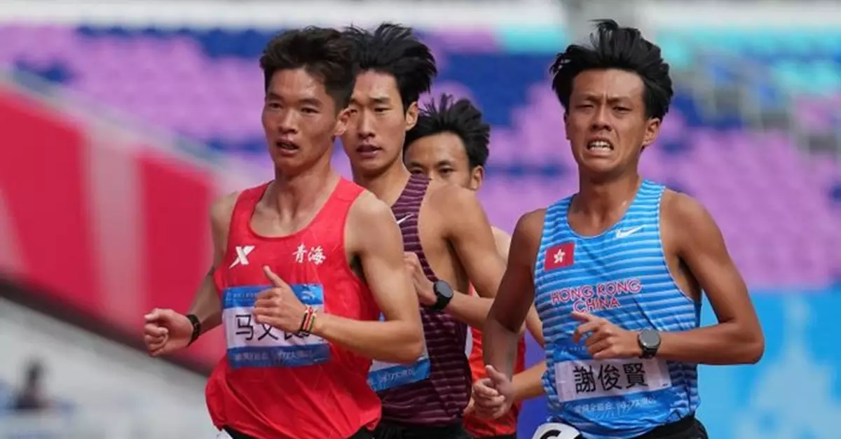 全運會｜一萬米跑決賽港隊謝俊賢第24名完成賽事