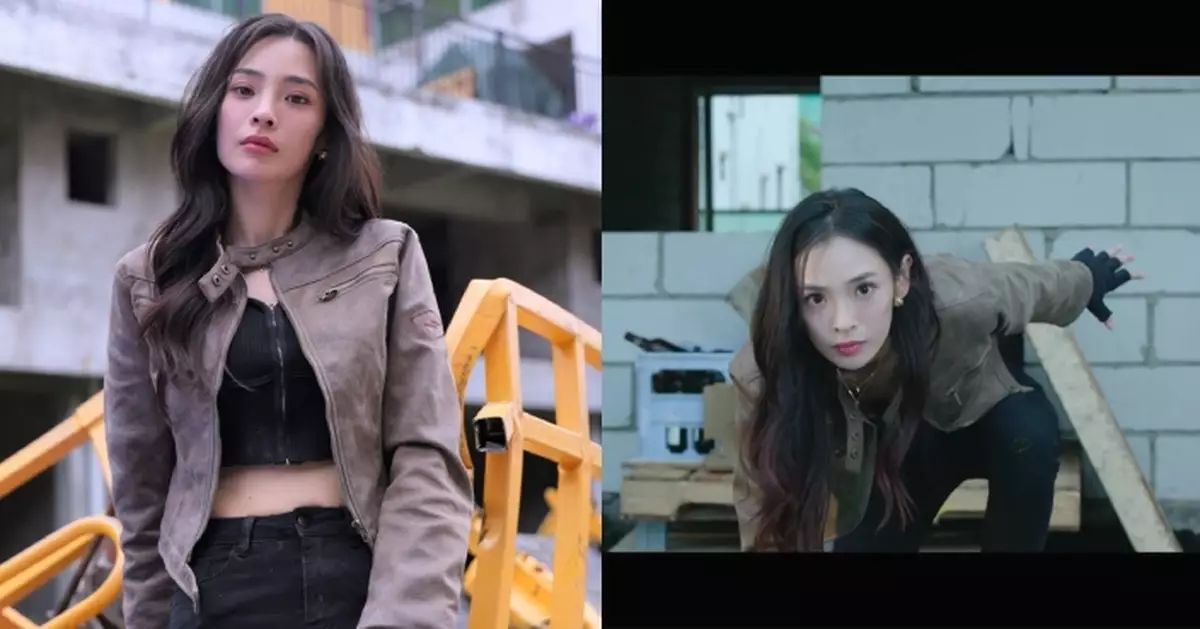 新聞女王²｜陳楨怡首拍動作戲勁瞓身 親身上陣高空一躍而下完美落地勁有型