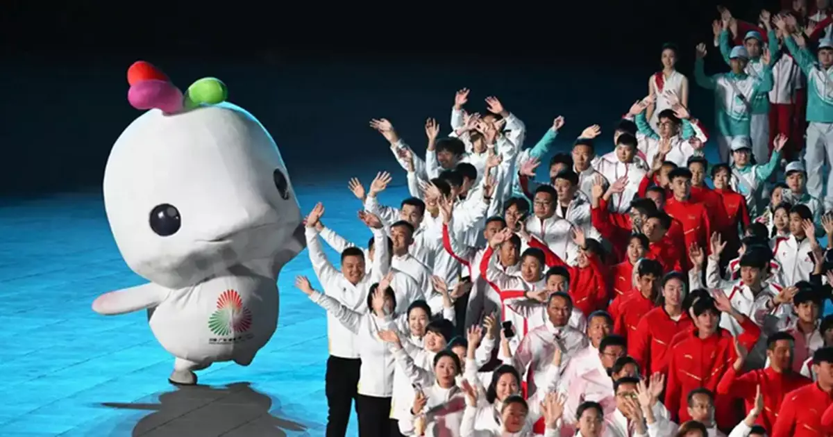 全運會閉幕式在深圳舉行　現場氣氛高漲