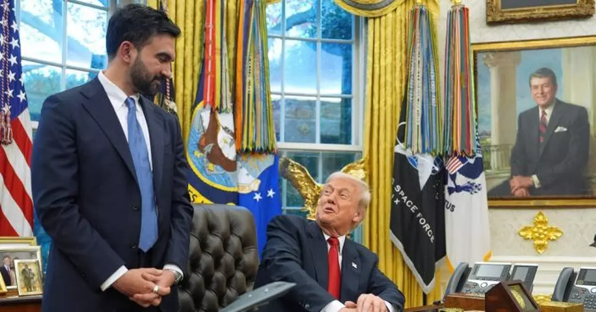 特朗普與馬姆達尼會晤　形容兩人共識較想像中多很多