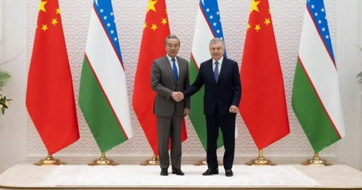 王毅與烏茲別克總統會面 稱中烏加快戰略對接打造合作成果