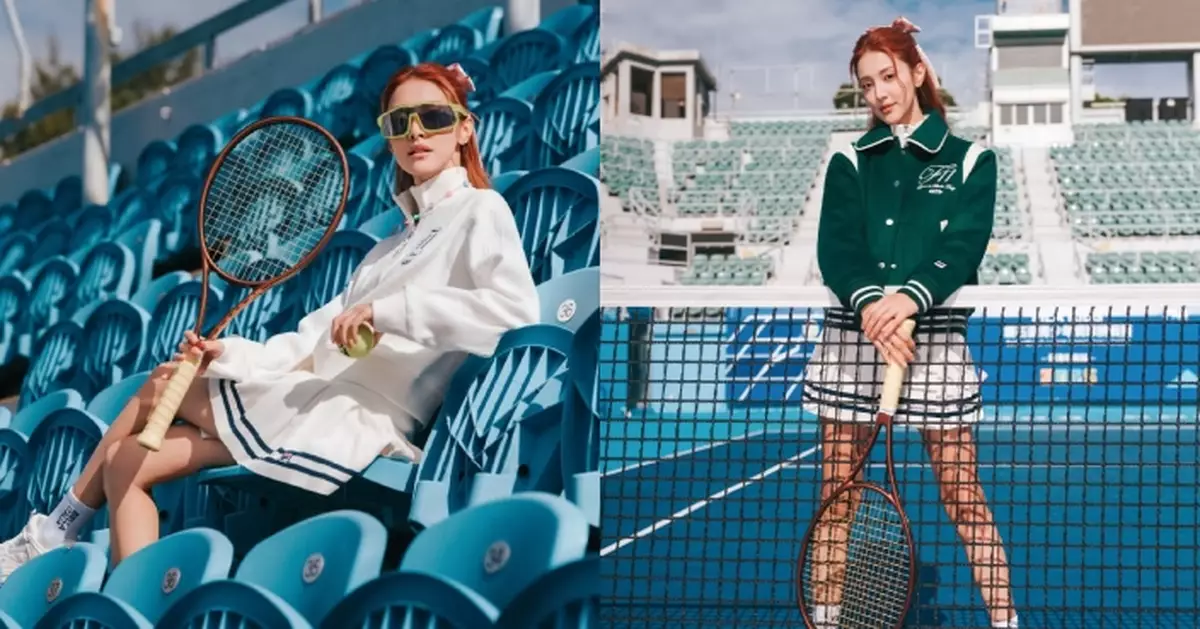 陳凱琳網球Look少女味十足 爆老公呢個原因想佢打網球？