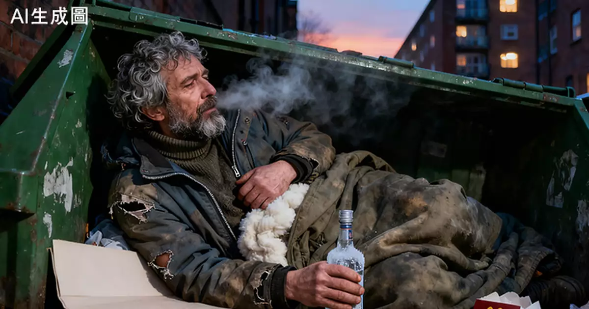 躲垃圾箱避寒 英流浪漢被當垃圾運走 遭壓縮機輾壓身亡