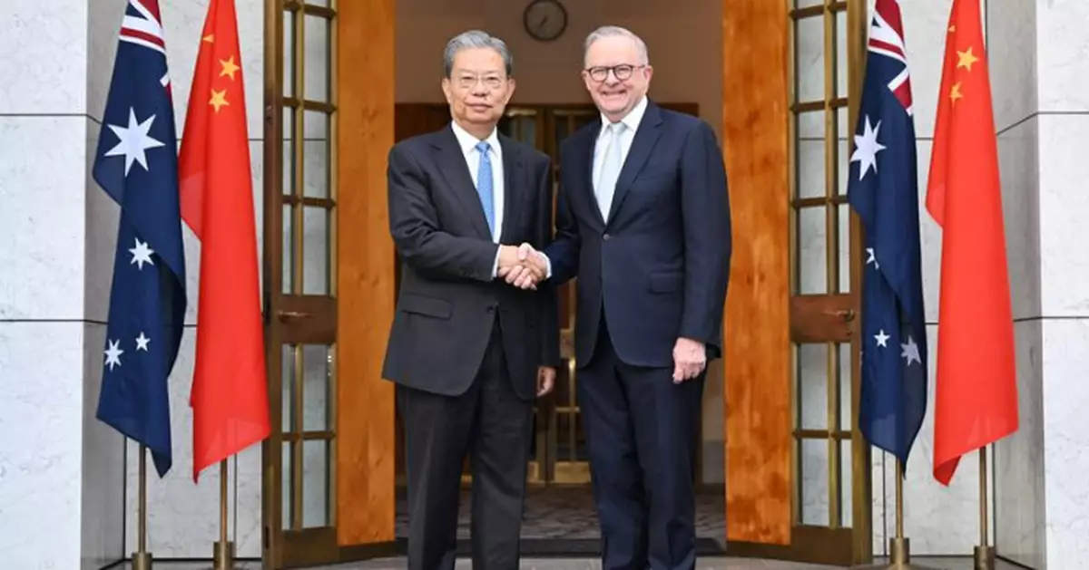 趙樂際訪問澳洲晤理阿爾巴內塞等 稱兩國關係重回穩定向好發展正確軌道