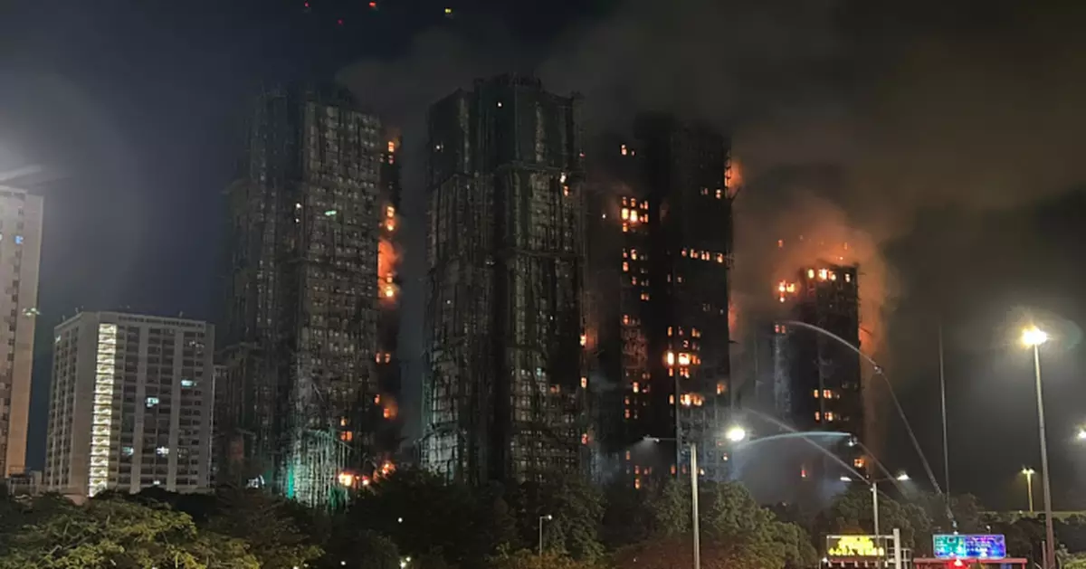 大埔五級火｜楊恩健﹕消防在推進滅火力量足以應付 發泡膠封窗不尋常會調查