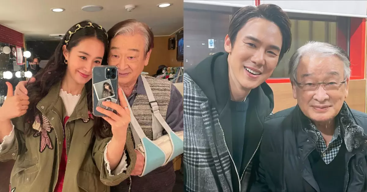 《花樣爺爺》李順載逝世演藝圈眾後輩發文悼念 Yuri、柳演錫貼合照告別恩師