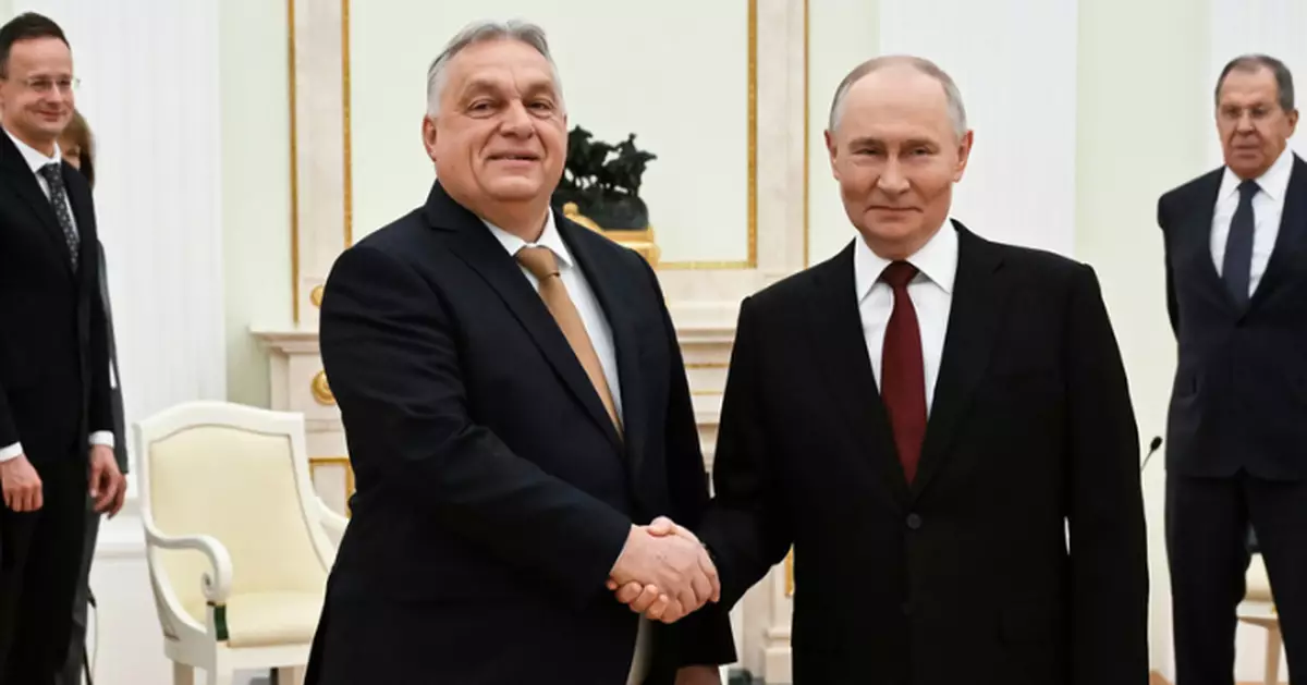 歐爾班訪莫斯科晤普京 稱匈牙利願意提供俄烏和談場所