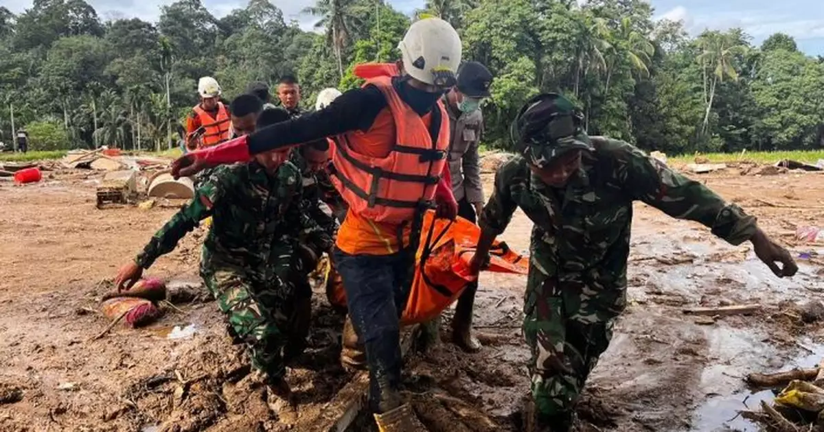 印尼蘇門答臘洪災及山泥傾瀉 死亡人數增至逾440人