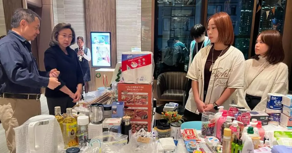 同心救災｜楊何蓓茵探望災民 稱配備公務員跟進居民需要