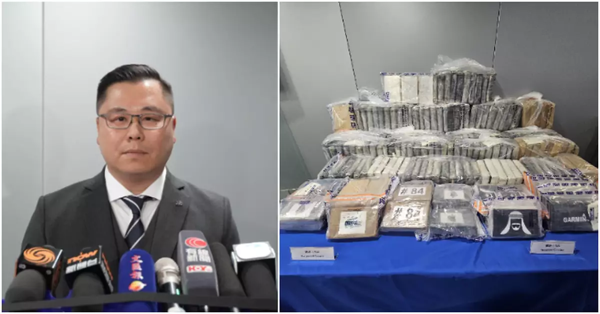 警薄扶林檢值1.5億元可卡因 3男被捕一度激烈反抗