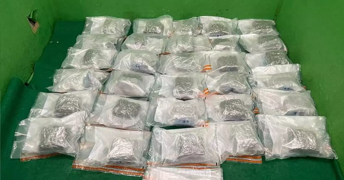 海關機場破行李藏毒 檢值340萬大麻花拘一男子