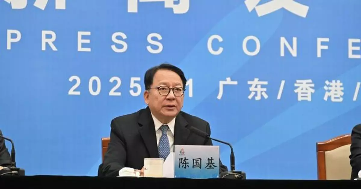 全運會｜陳國基：港隊創回歸以來最佳成績 印證香港精英運動員培訓方向正確