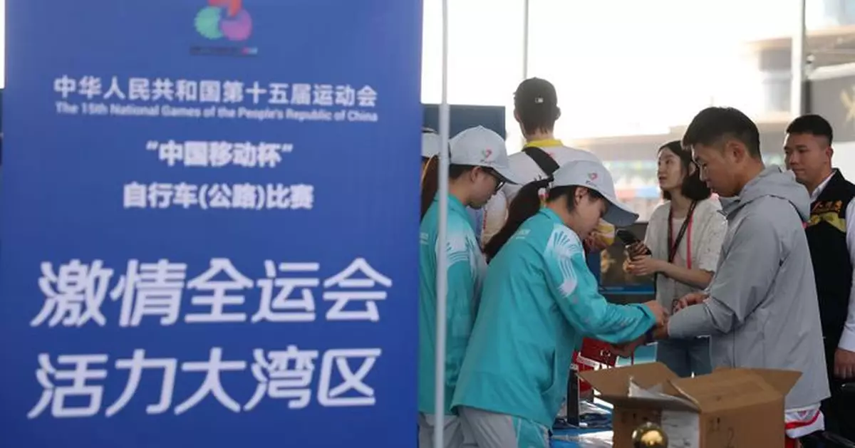 全運會｜單車公路賽男子個人賽9時起步　選手熱身準備