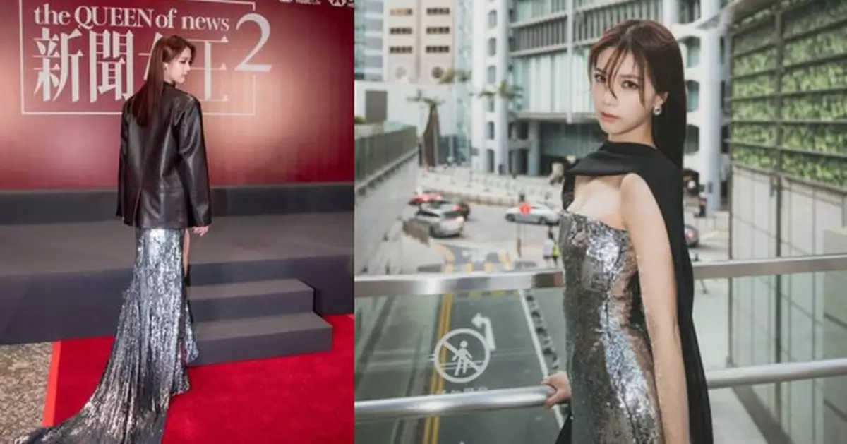 陳曉華銀色高衩裙亮相《新聞女王2》宣傳活動 自認角色唐芷瑤是「衰人」籲觀眾盡情討厭