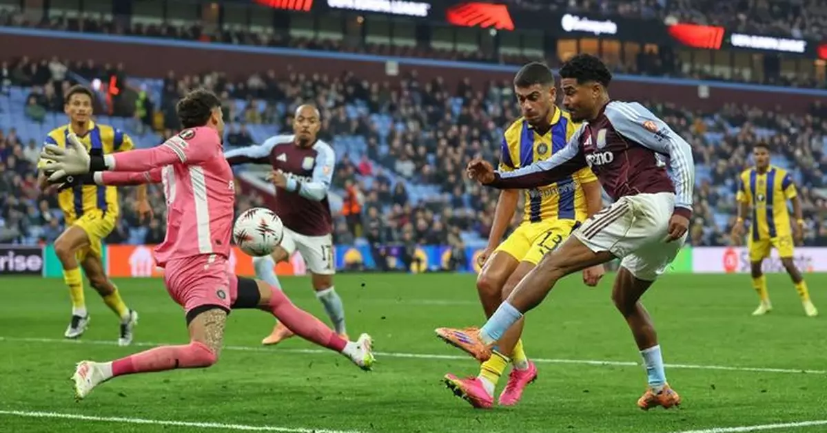 歐霸盃森林悶和格拉茨　阿士東維拉兩球淨勝特拉維夫馬卡比