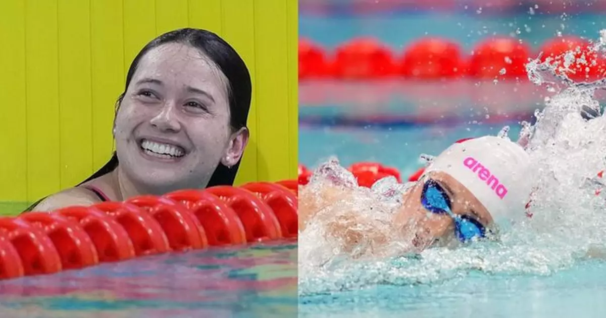 全運會｜何詩蓓100米自由泳預賽小組排第一　躋身傍晚半決賽