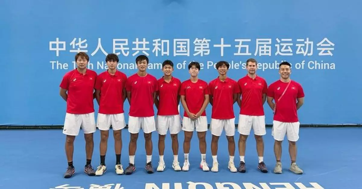 全運會｜港隊網球青年組男子團體賽奪得銅牌
