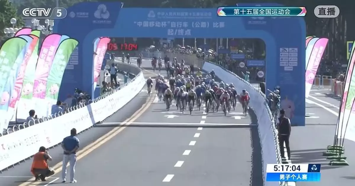 全運會｜港隊朱浚瑋第15名衝線　稱與隊友配合有進步空間