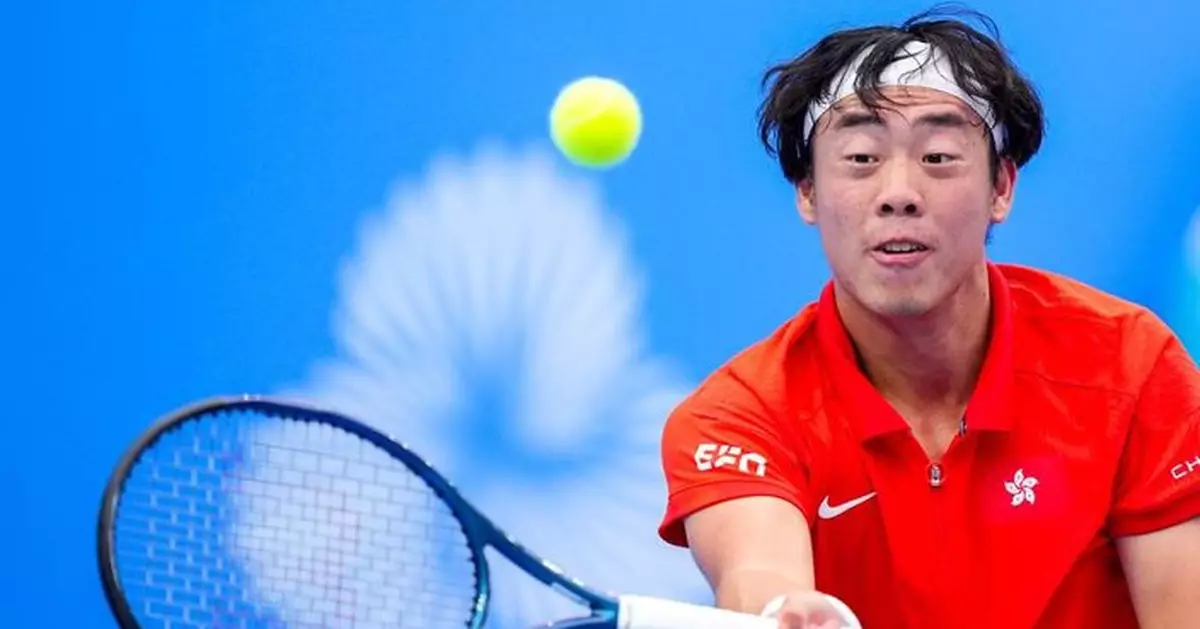 全運會｜港隊網球手黃澤林男單4強落敗　取得銅牌　