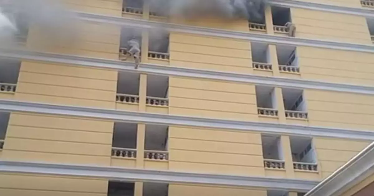 曼谷酒店火警  為帶妻女逃火劫53歲父酒店7樓墜亡 獲救母女目睹崩潰