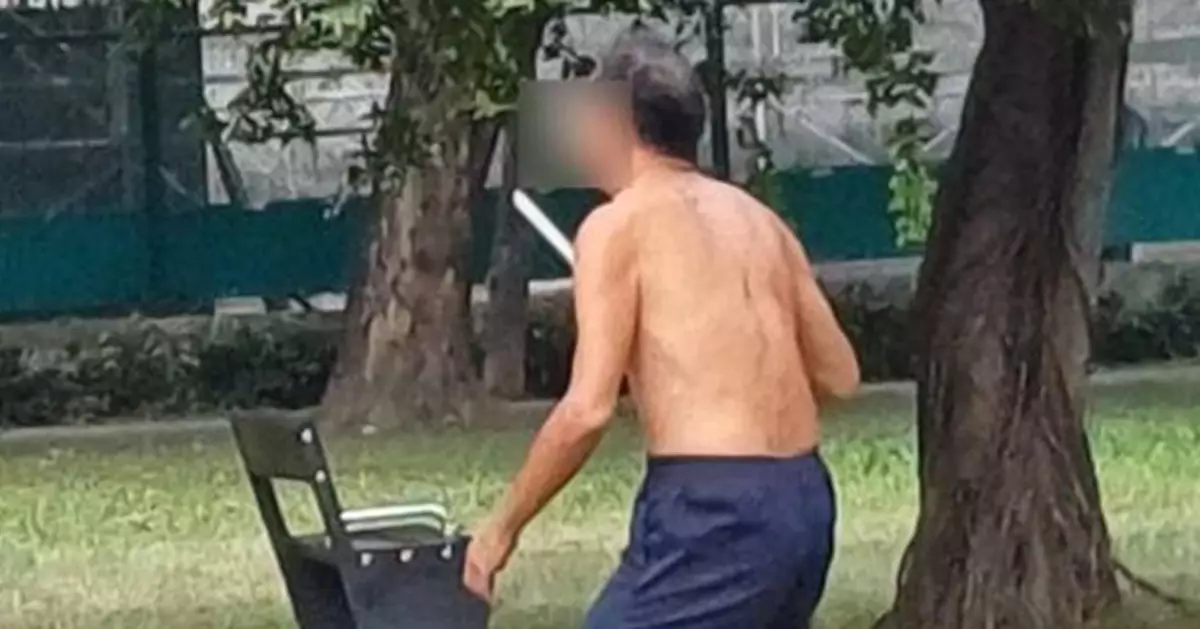 全台首例！高雄伯公園脫衣運動 慘遭開罰500蚊 網友炸鍋：雙標執法