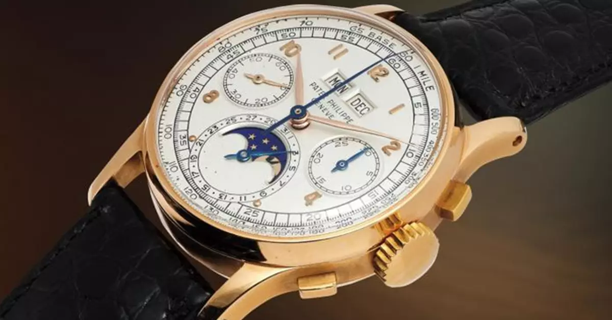 1.38億天價成交！百達翡麗不鏽鋼1518 創品牌拍賣史最高紀錄