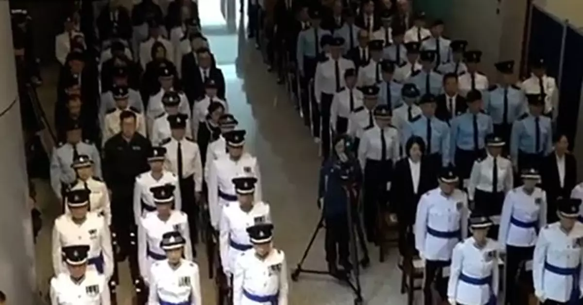 警方舉行警隊紀念日　周一鳴稱維護國家安全及社會治安任重道遠