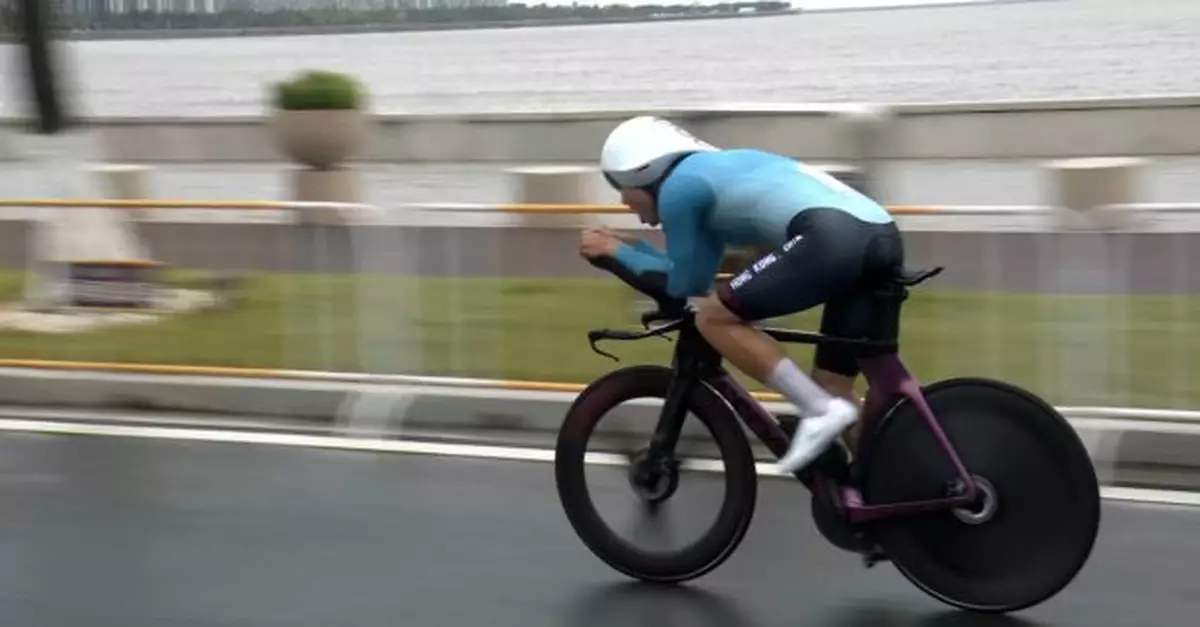 十五運會｜公路自行車男子個人計時賽港隊伍柏亨奪第四名