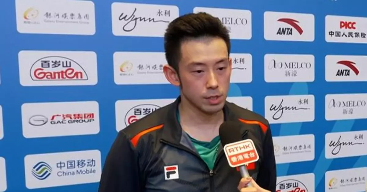 十五運會｜黃鎮廷苦戰7局與不敵王楚欽　無緣8強